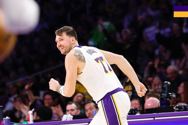 Luka Doncic, jogador do Lakers/Divulgação/Lakers