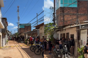 Os suspeitos s&atilde;o dois homens que teriam estacionado uma motocicleta em frente ao estabelecimento.