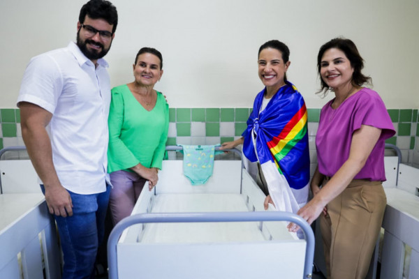 Inauguração do Centro de Educação Infantil Tia Nicinha, em Igarassu (Foto: Sandy James/ DP Foto)