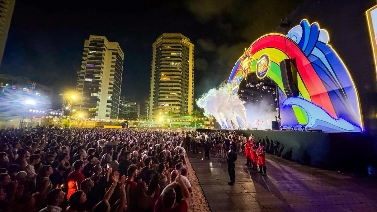 O Réveillon da Gente, de Jaboatão dos Guararapes, teve início no domingo (28)./Edilson Júnior/Divulgação