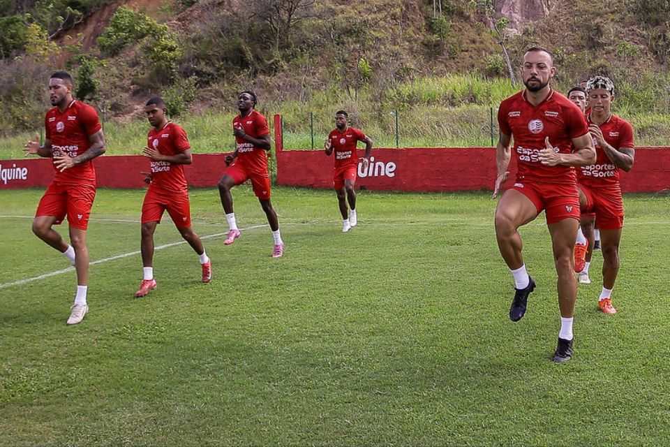 Elenco do Náutico em treinamento no CT Wilson Campos/Rafael Vieira/CNC