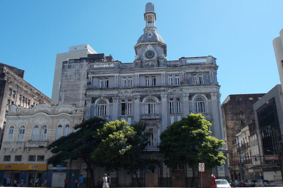 Edifício da antiga sede do Diario de Pernambuco/Foto: Amália Souto e Silva