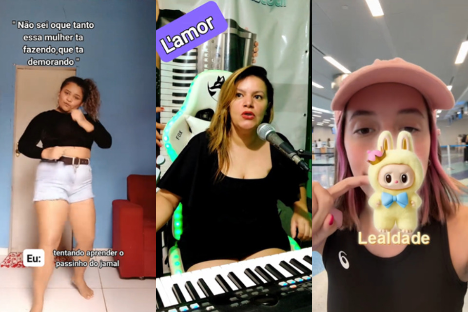 Hits do brega, a moda das bag charms, dancinhas improváveis: relembre criadores que se tornaram virais em 2025./Reprodução/Kwai.
