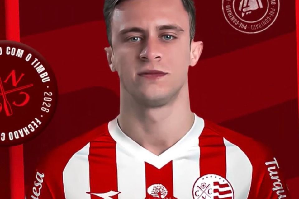 Felipe Saraiva, novo atacante do Náutico/Divulgação / Náutico