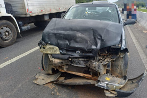 O engavetamento aconteceu nesta sexta-feira (02), &agrave;s 10h. 