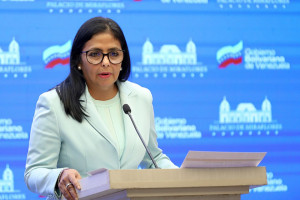 Vice-presidente da Venezuela, Delcy Rodr&iacute;guez