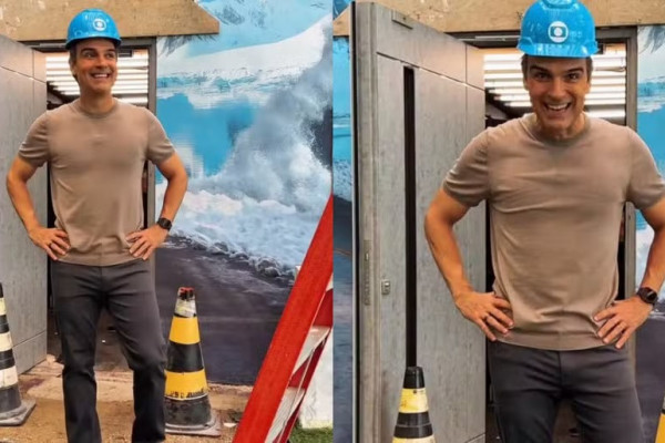 Tadeu Schmidt mostra detalhes da &aacute;rea externa do BBB 26