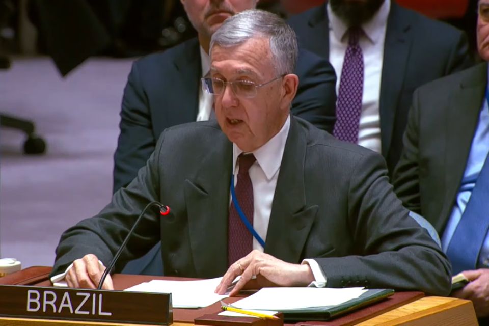 Representante do Brasil no Conselho de Segurança da ONU, Sérgio Danese/Foto: Reprodução/Youtube/ONU