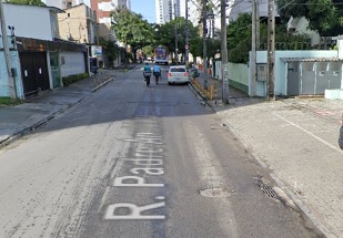 Rua Padre Anchieta, na Torre, terá interdição temporária/Google Maps