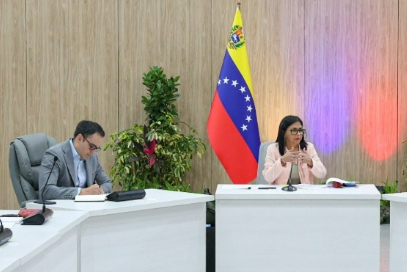 Esse é o primeiro anúncio de mudança feito por Delcy Rodríguez à frente do governo/Imprensa Presidencial