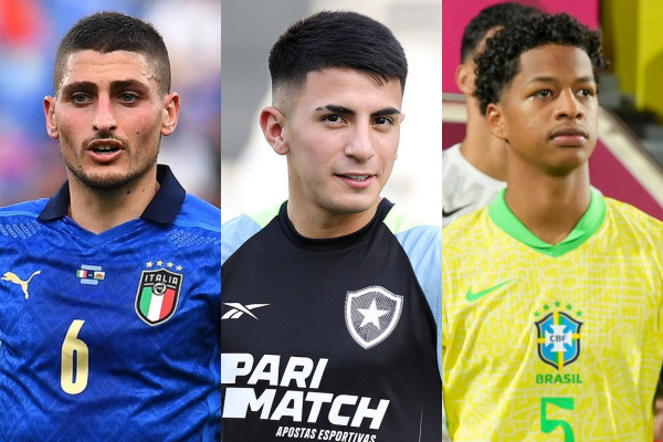 Mercado da bolaThiago Almada, Verratti e o 'não' do Sport por Zé Lucas. /Fotos: Reprodução/Instagram | Vítor Silva/Botafogo | Foto: Nelson Terme/CBF