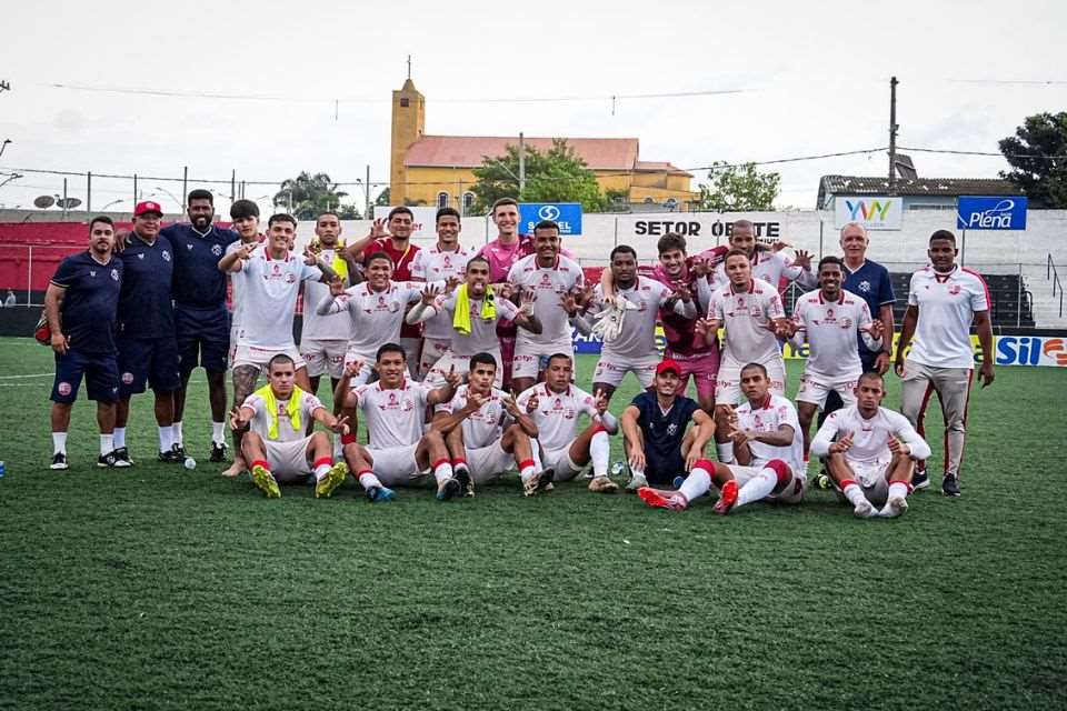 Elenco do Náutico após vitória na Copinha/Gabriel Martins