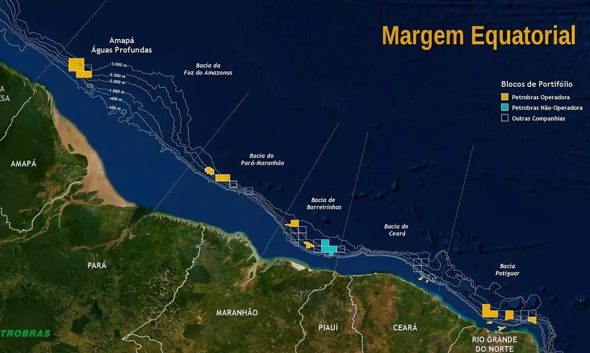 Margem Equatorial /Arte Petrobras/Divulgação