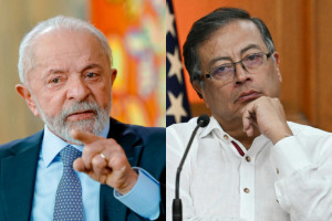 Lula e Gustavo Petro