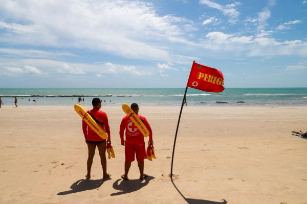 O monitoramento de tubarões na Região Metropolitana está interrompido desde 2015 (Foto: Karol Rodrigues/DP)