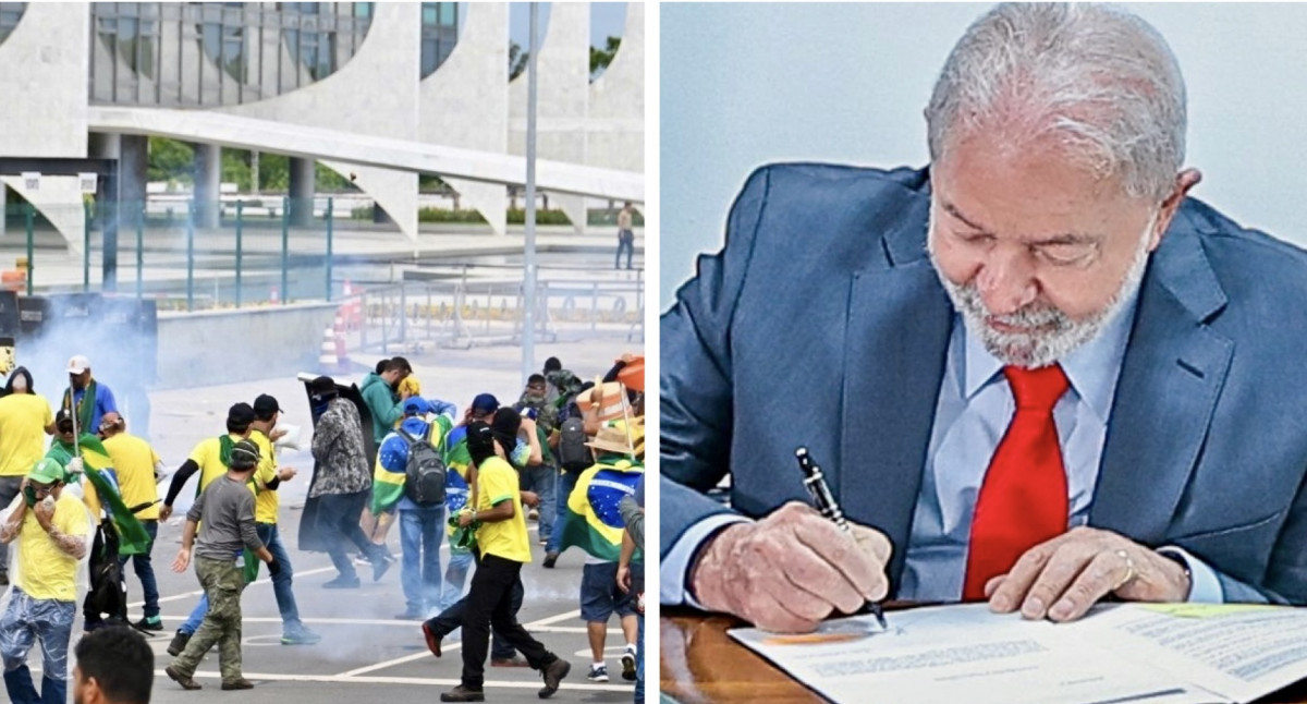 Hoje, quando completam 3 anos do ato de 8 de janeiro de 2023, haverá manifestações nas ruas de várias cidades brasileiras em defesa da democracia e ataques à tentativa de golpe/Foto: Reprodução/Blog Dantas Barreto