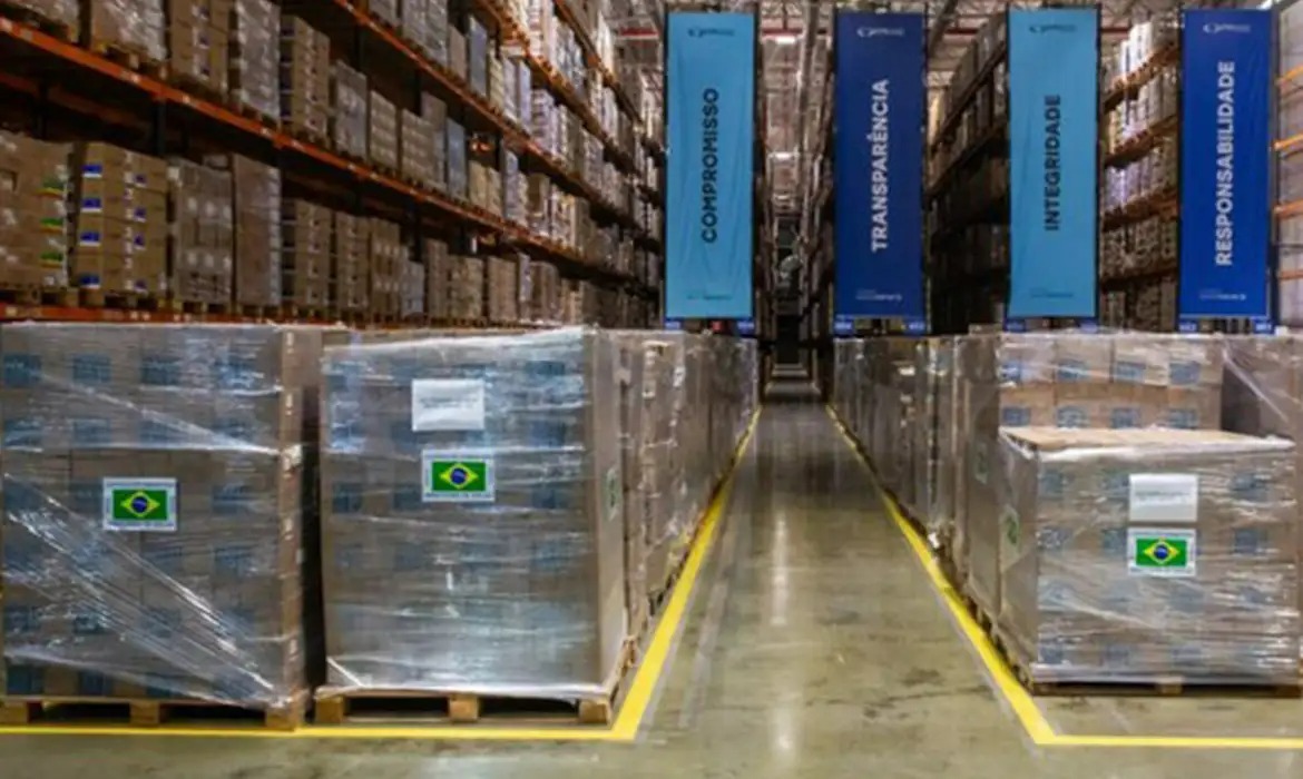 Medicamentos que serão enviados à Venezuela/Rafael Nascimento/MS