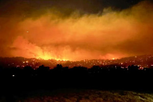 Inc&ecirc;ndio florestal na Austr&aacute;lia 