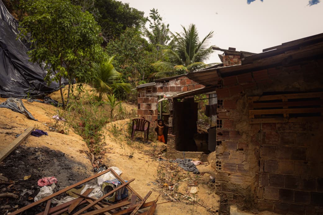 Comunidade Pantanal I é a menos arborizada do Grande Recife (Crysli Viana/DP Foto)