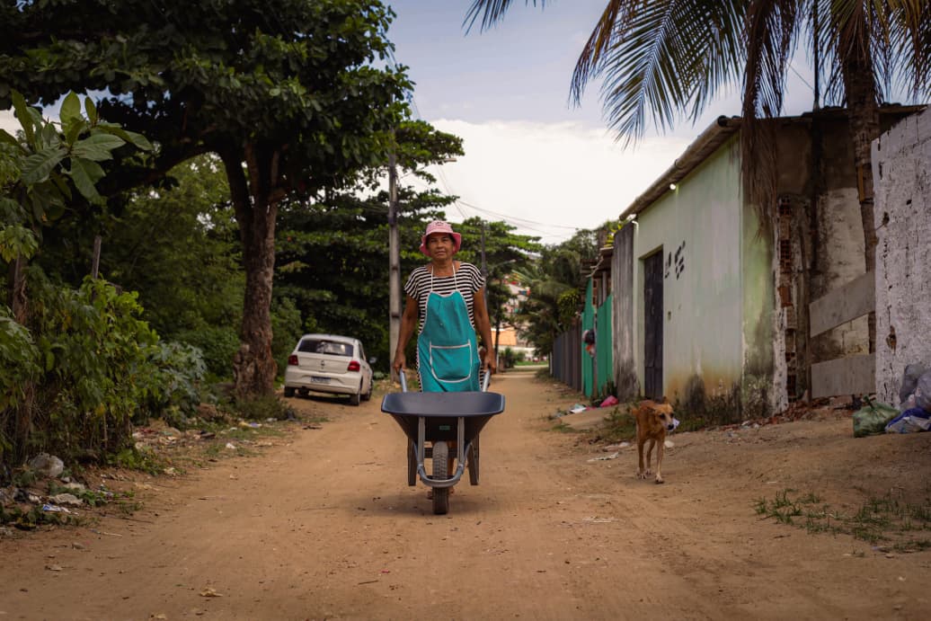 Comunidade Pantanal I é a menos arborizada do Grande Recife (Crysli Viana/DP Foto)