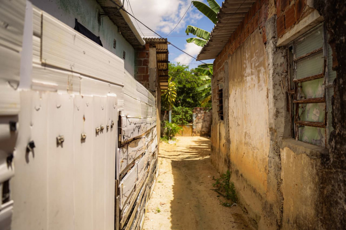 Comunidade Pantanal I é a menos arborizada do Grande Recife (Crysli Viana/DP Foto)