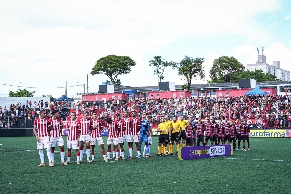Itaquá x Náutico pela 3ª rodada da Copinha 2026/Gabriela Martins/Reprodução/Náutico