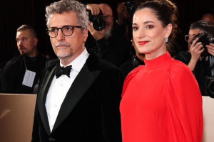 Kleber Mendon&ccedil;a Filho e Emilie Lesclaux no Globo de Ouro
