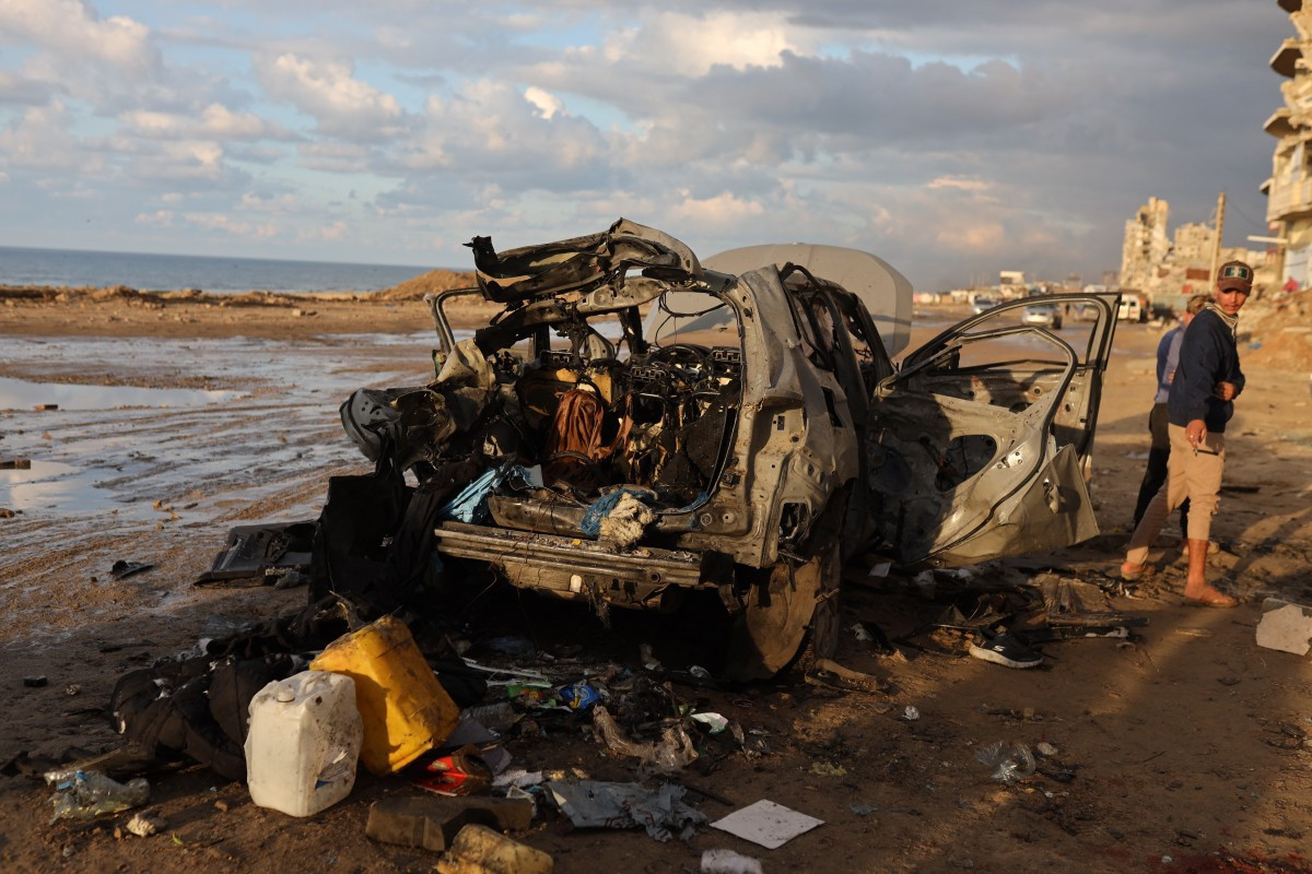 Ataque israelense em Gaza./OMAR AL-QATTAA / AFP