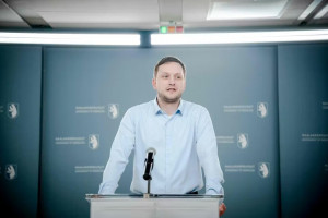 Primeiro-ministro da Groenl&acirc;ndia, Jens-Frederik Nielsen