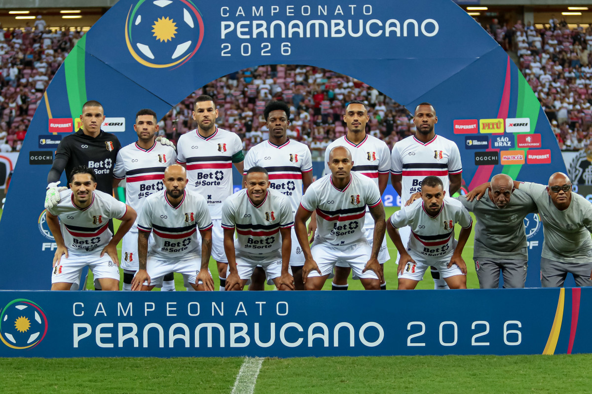 Jogadores do Santa Cruz/Rafael Vieira