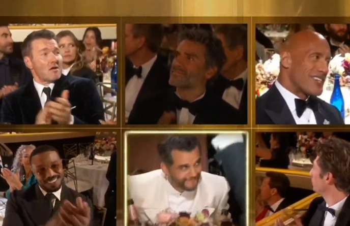 A reação rapidamente gerou estranhamento nas redes sociais/Reprodução de vídeo