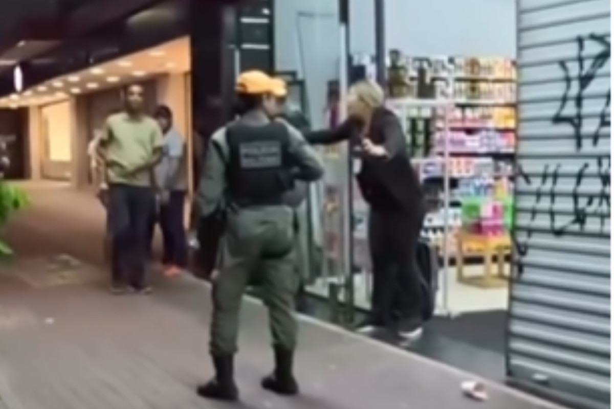 Um homem foi detido pela PM por ameaçar e portar arma branca/Foto: Reprodução/Redes sociais