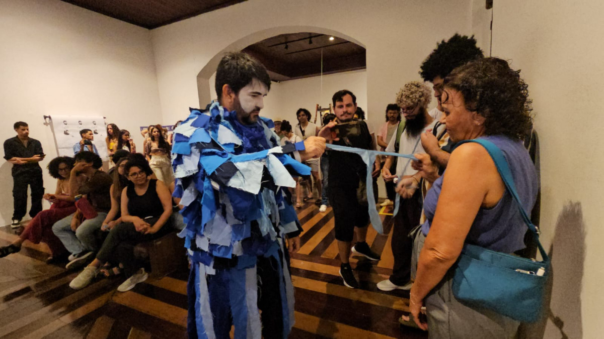 Exposição "Ganga: Madrugada Azul dos Meus Sonhares"  (Foto: Divulgação)