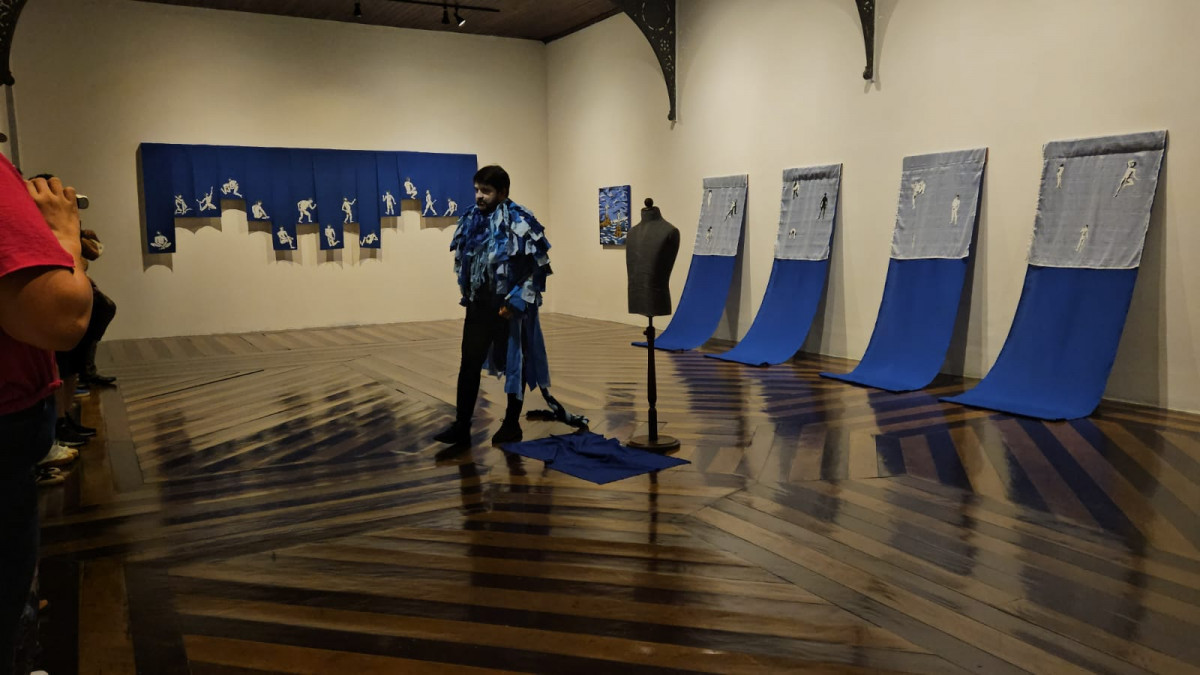 Exposição "Ganga: Madrugada Azul dos Meus Sonhares"  (Foto: Divulgação)