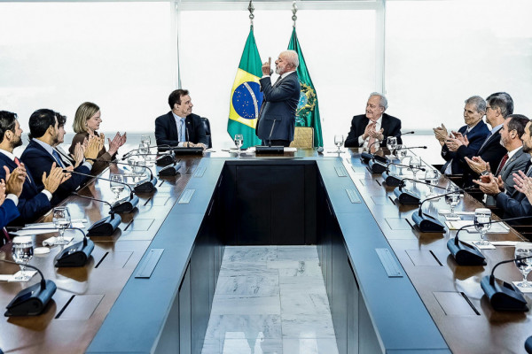 Transmissão de cargo para o novo Ministro da Justiça e Segurança Pública, Wellington César Lima e Silva