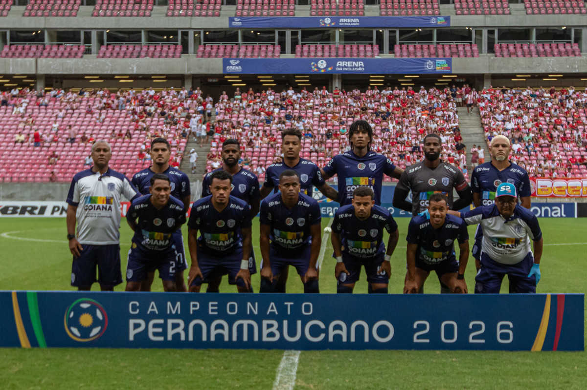 Time titular do Decisão contra o Náutico/Rafael Melo/ FPF