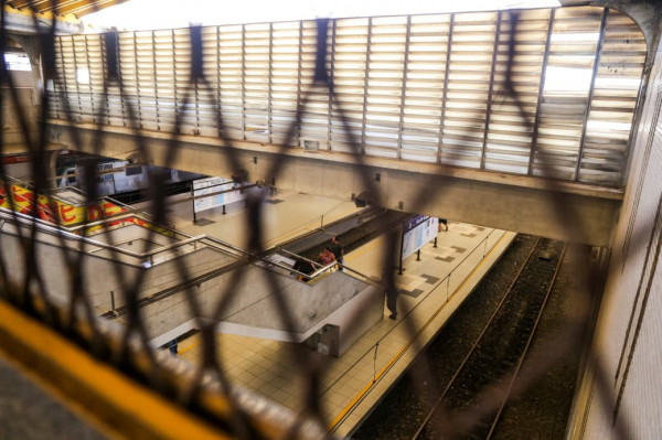 O Metrô do Recife, no bairro de São José (Foto: Crysli Viana/DP Foto)