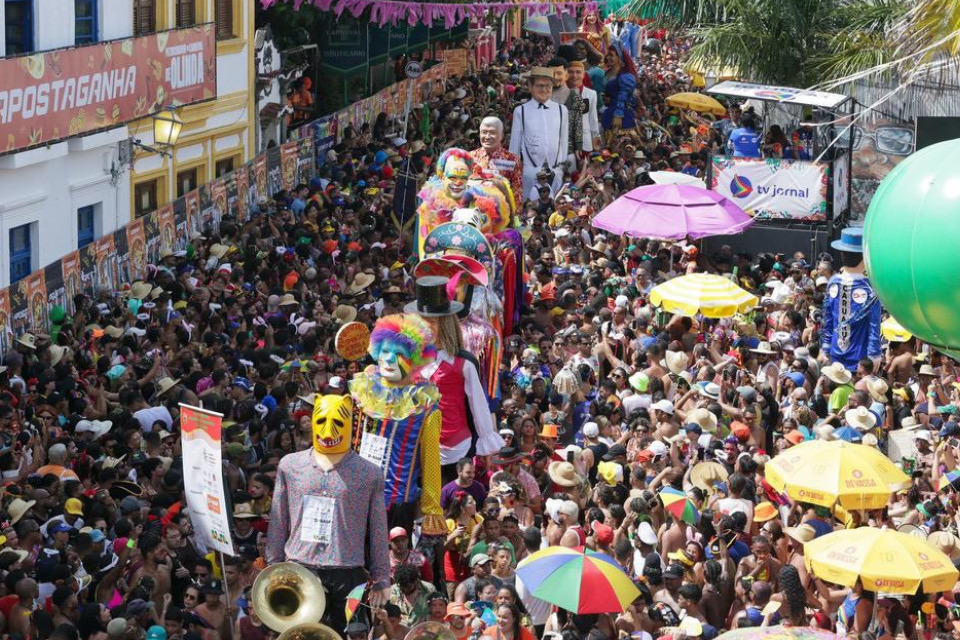 Bloco de carnaval em Olinda/Foto: Rafael Vieira/DP Foto