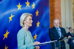 Declara&ccedil;&atilde;o &agrave; imprensa no Pal&aacute;cio do Itamaraty