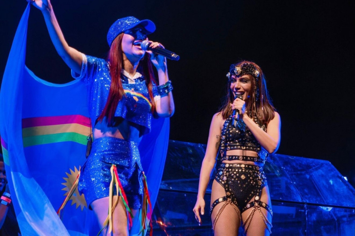 Priscila Sena participa do Ensaios da Anitta, no Recife/Foto: Divulgação