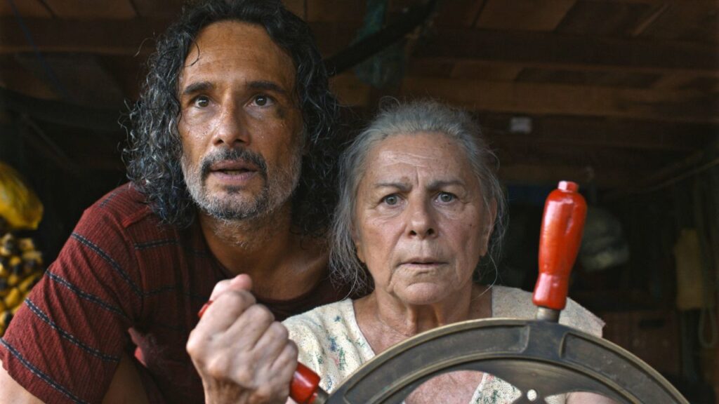 Rodrigo Santoro e Denise Weinberg no filme 'O Último Azul', do pernambucano Gabriel Mascaro/Foto: Guillermo Garza