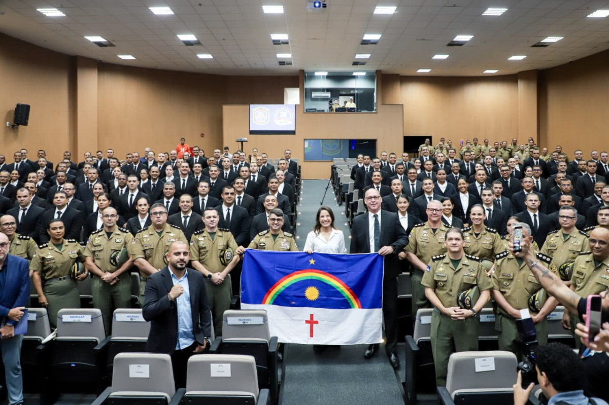 A terceira turma do Curso de Formação de Oficiais (CFO) da Polícia Militar de Pernambuco (PMPE) é composta por 189 novos alunos/Foto: Divulgação/Governo de Pernambuco