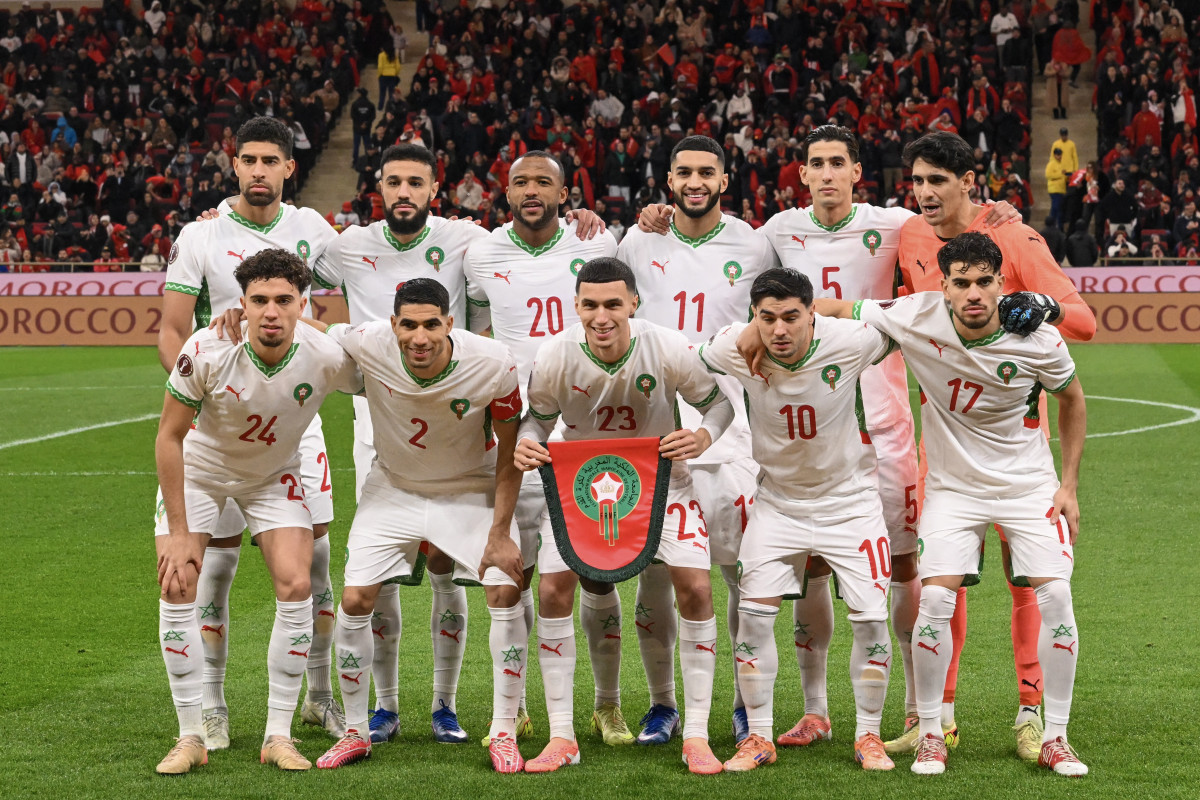 Escalação de Marrocos/SEBASTIEN BOZON / AFP