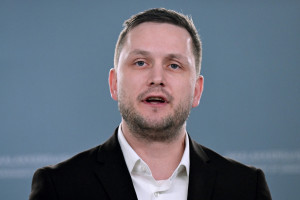 O primeiro-ministro da Groenl&acirc;ndia, Jens-Frederik Nielsen