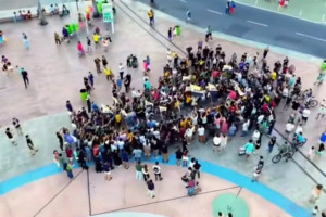 Ato do MBL no Recife teve baixa ades&atilde;o.