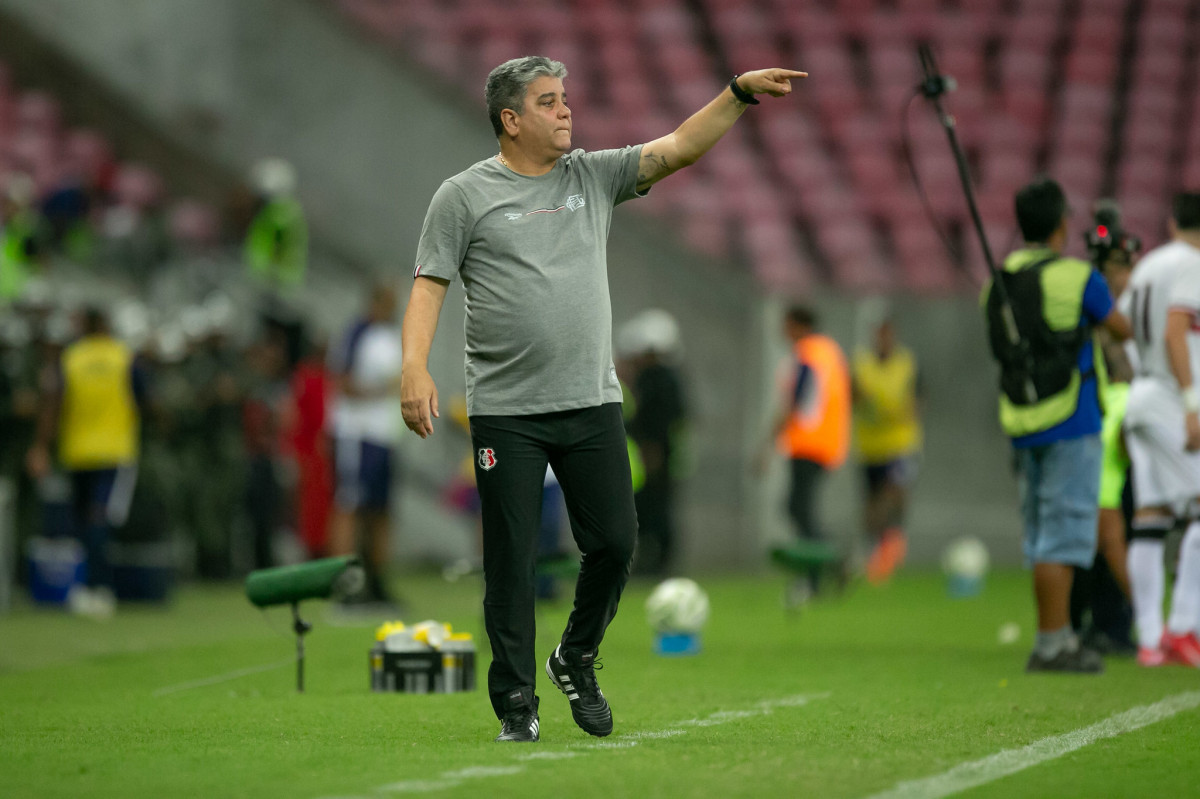 Marcelo Cabo, técnico do Santa Cruz/Rafael Melo/FPF