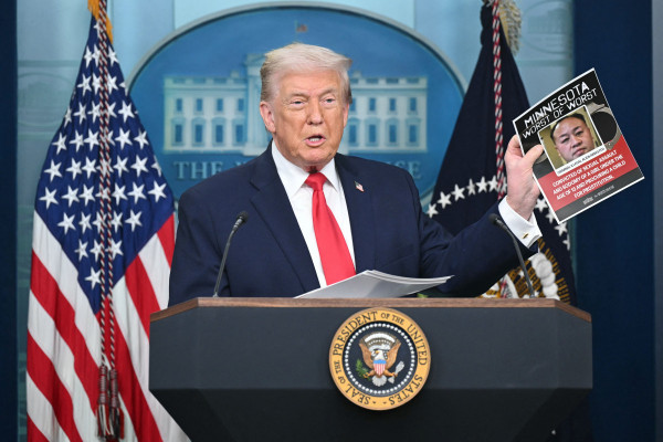 O presidente dos EUA, Donald Trump