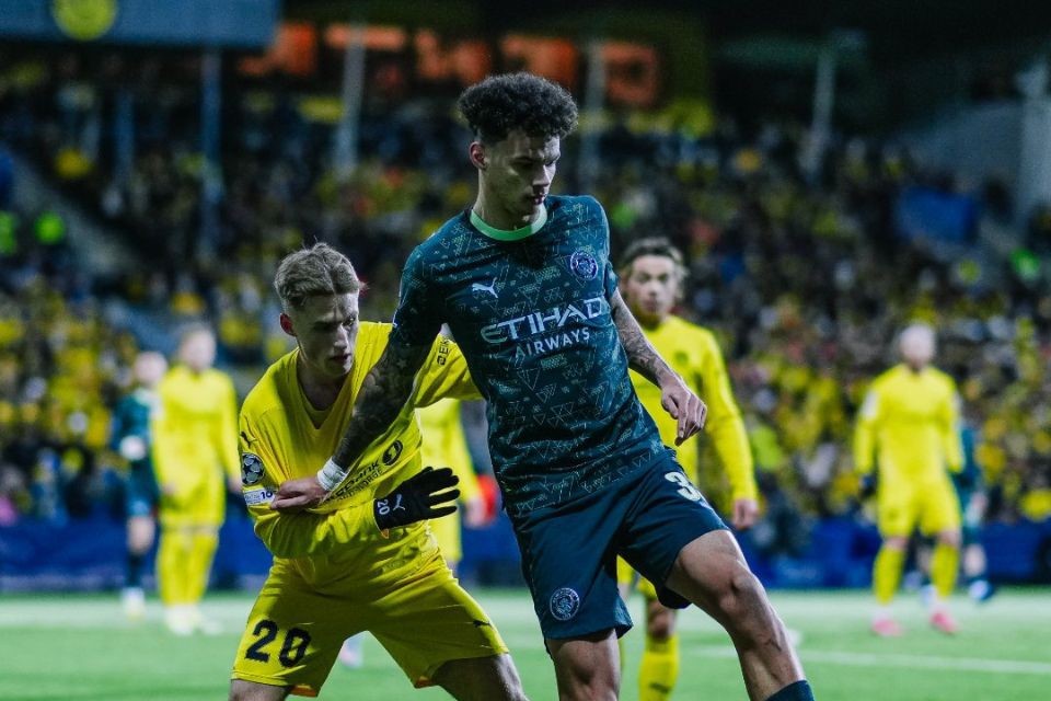 Partida entre Bodo/Glimt e Manchester City pela Champions League/Divulgação / Manchester City