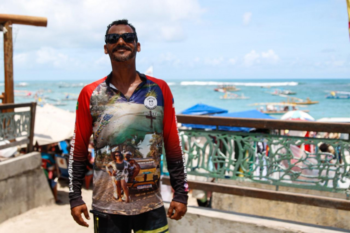 Marcelo Felipe, profissional do ramo do turismo na região há 17 anos (Foto: Marina Torres/DP Foto)