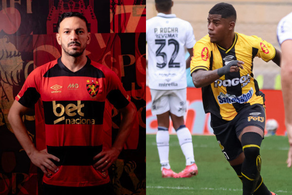 Sport: Fábio Matheus negocia com clube da Série A e Leão anuncia Yago Felipe
/Fotos: Paulo Paiva/Sport | Divulgação/Novorizontino